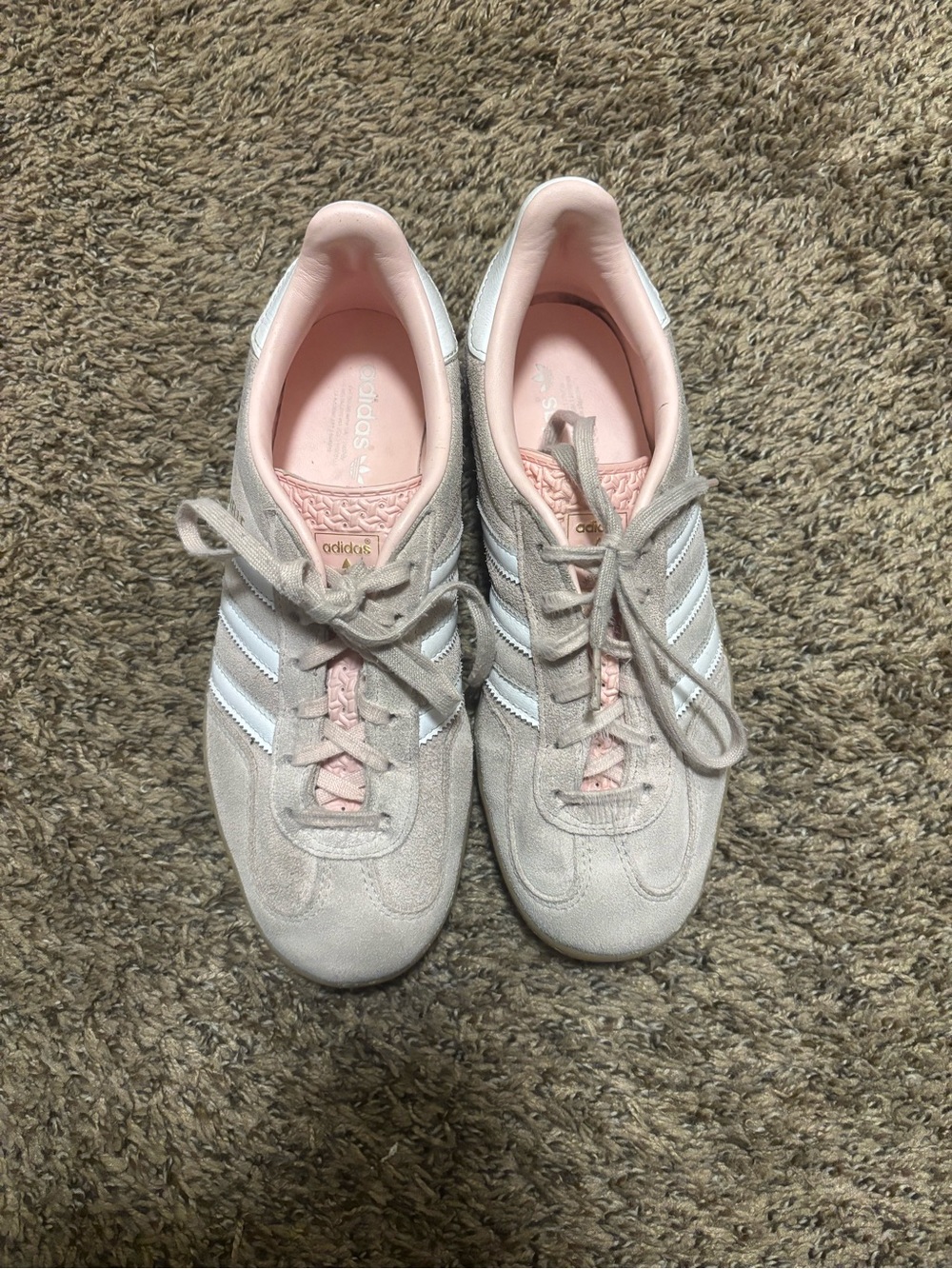 Pink adidas size 7 Gazelle